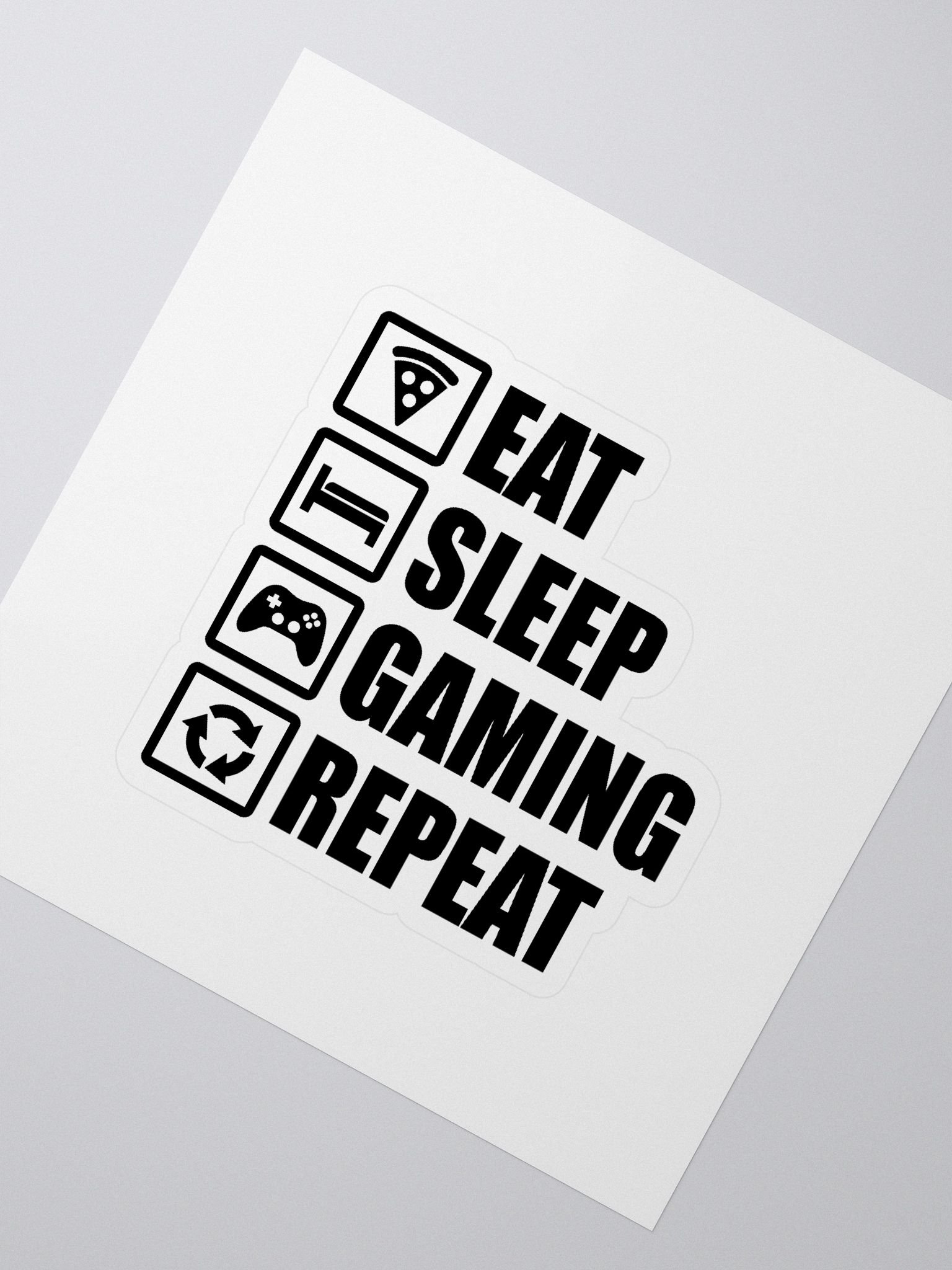 Eat. Sleep. Game. Repeat. Vinyl Sticker Pack product image (2)