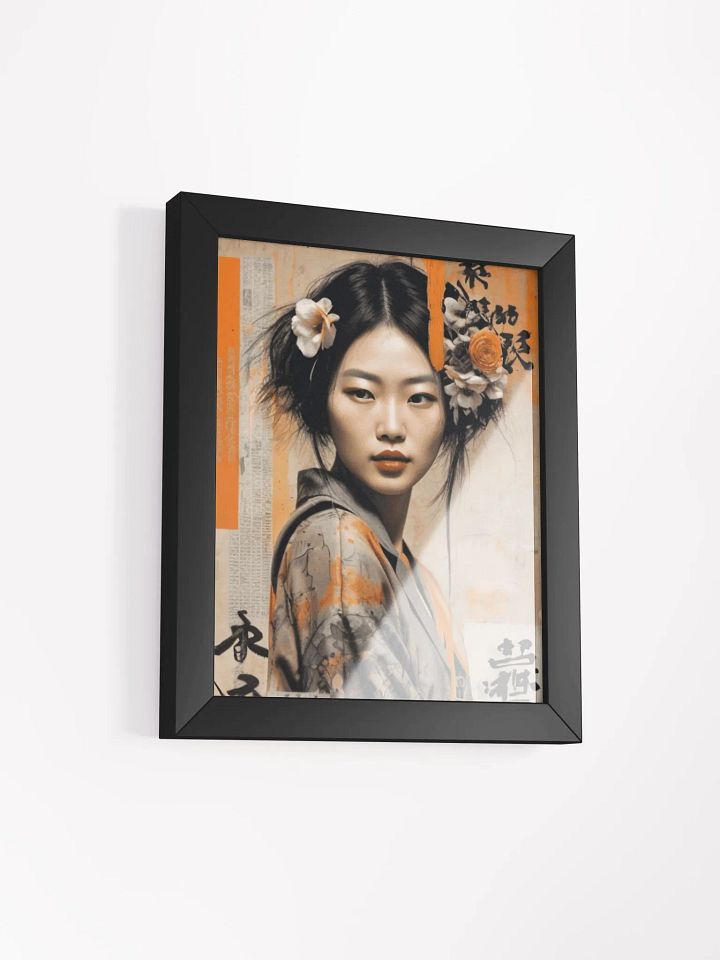 Floral Fusion: Stylized Framed Poster product image (54)