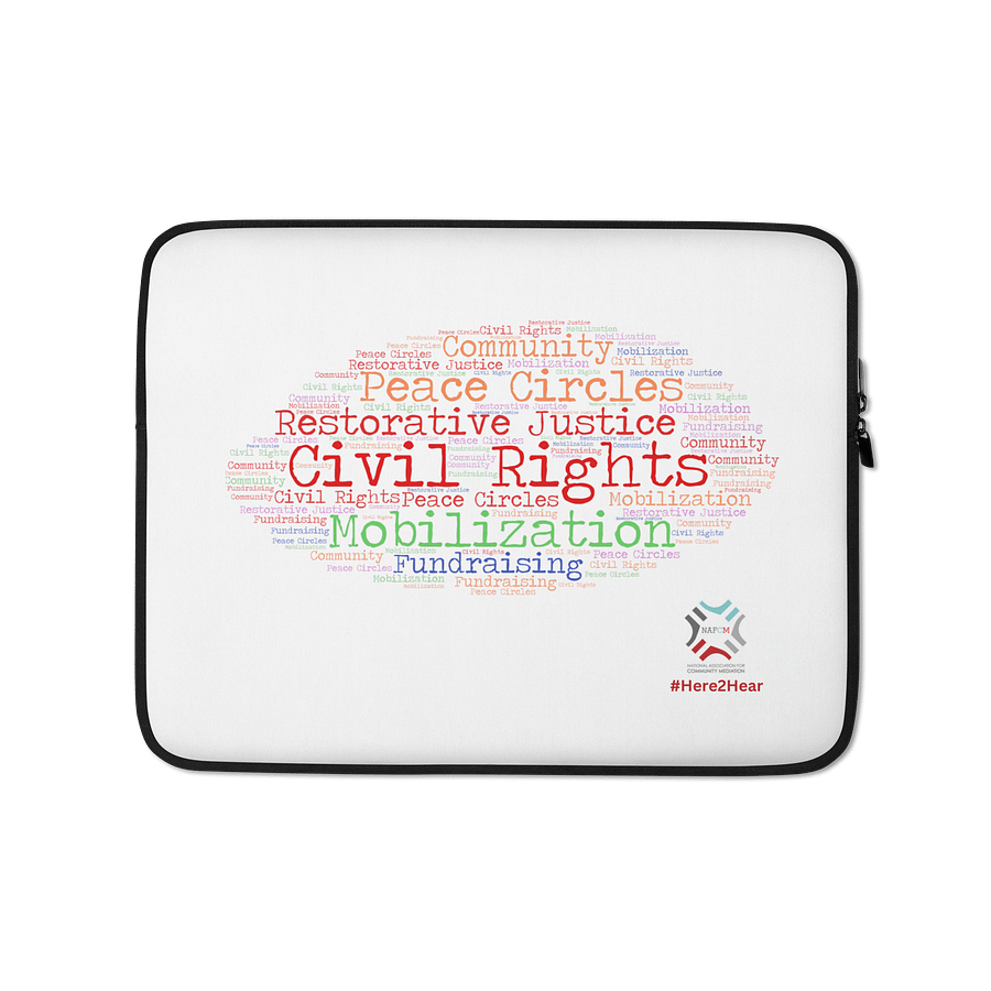 Word Cloud Laptop Sleeve product image (1)