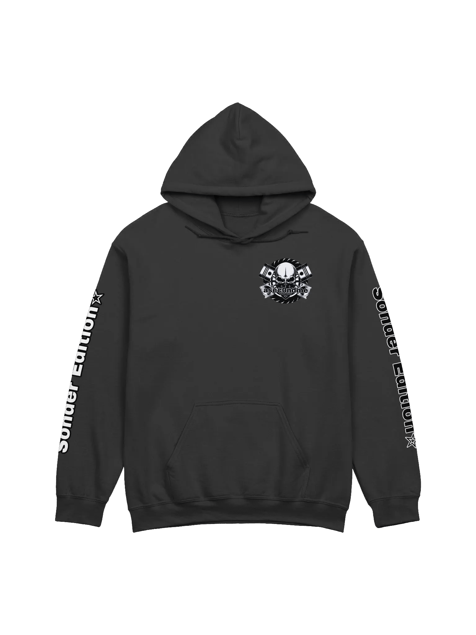 Sec0nds-Skull Hoodie☆ product image (1)