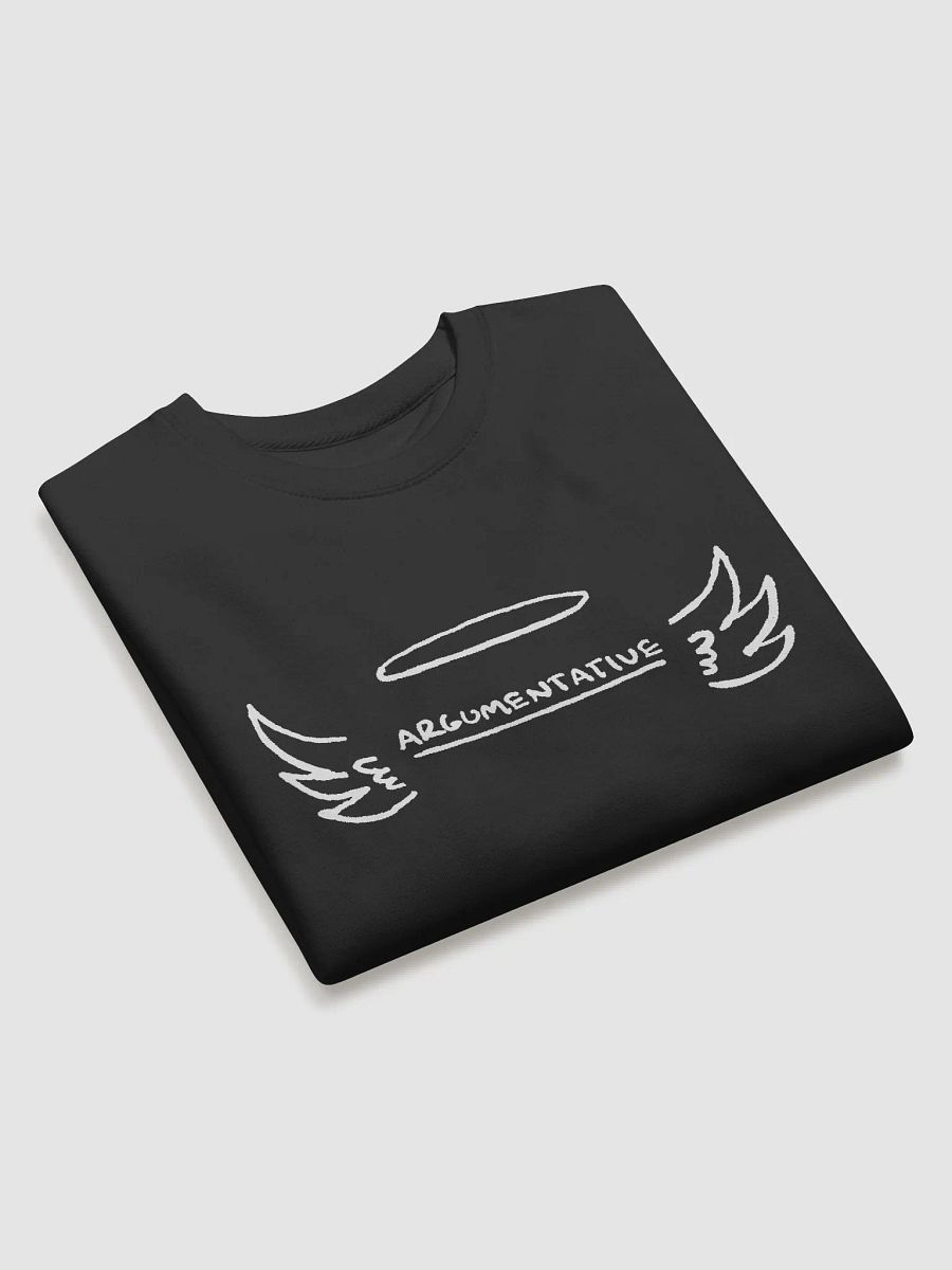ANGELIC (white design) Printed Premium Cotton Crewneck product image (16)