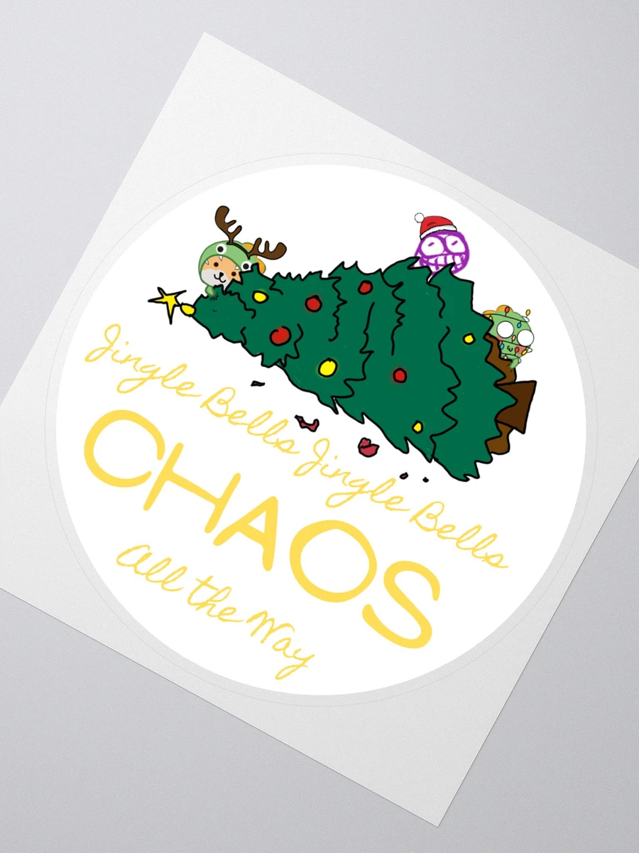 Dino Holiday Chaos Sticker product image (1)
