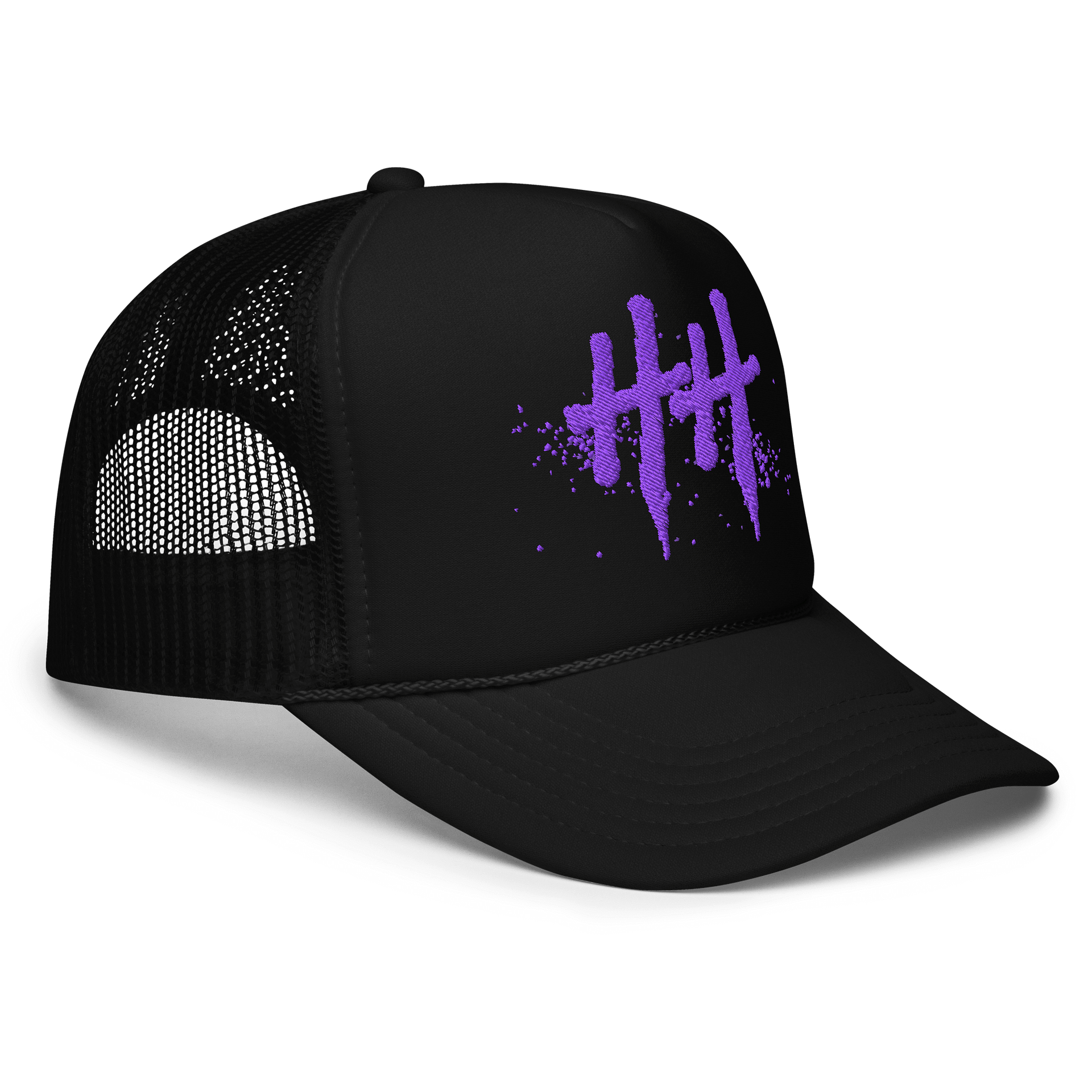 HH BLACK TRUCKER - PURP SPLATTER product image (3)