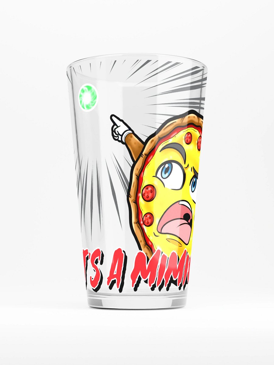 SpookyTimePizza - "It's a Mimic!" Pint Glass product image (1)