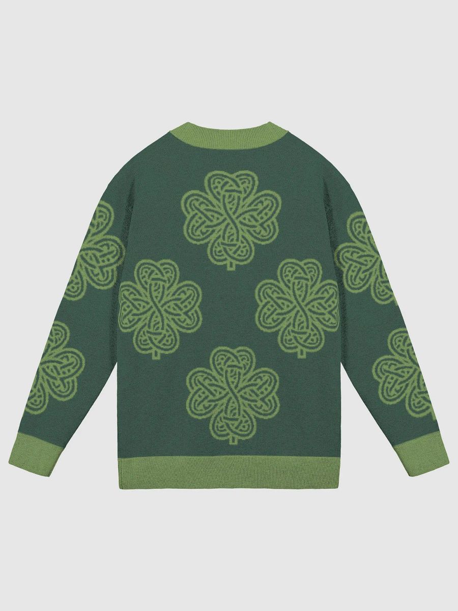 Celtic Knot Knit Clover Cardigan 🍀 product image (2)