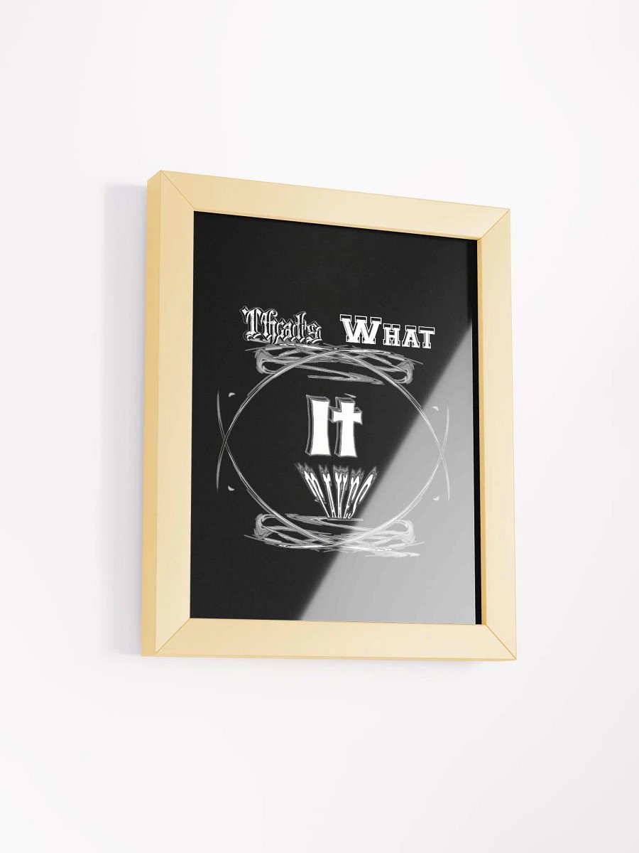 That's What It Takes - Framed - Black - High-Quality Matte Poster product image (2)