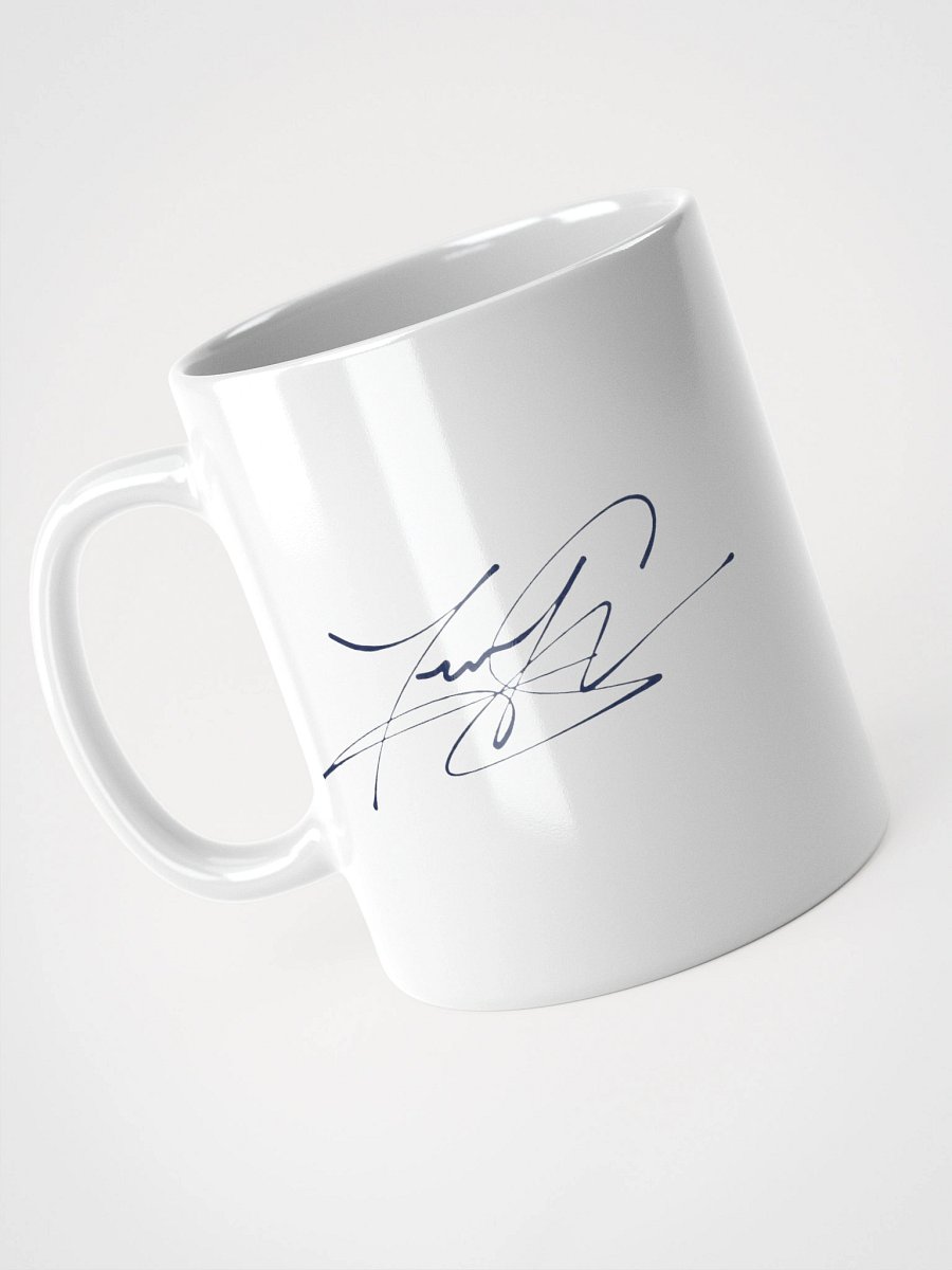 Tony Saiz Signature Logo White Glossy Mug (2025) product image (3)
