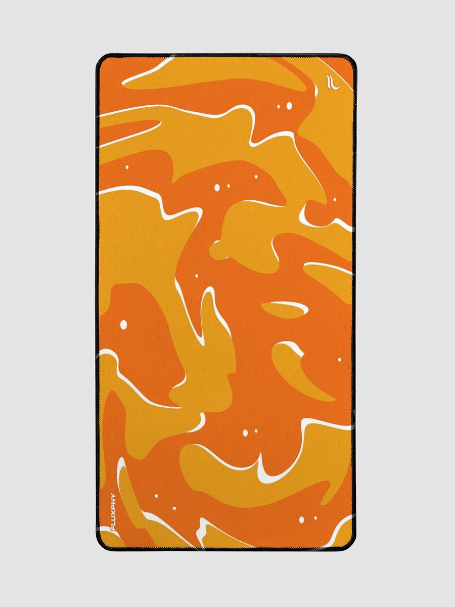 Orange Swirl Mousepad by Fluxphy product image (2)