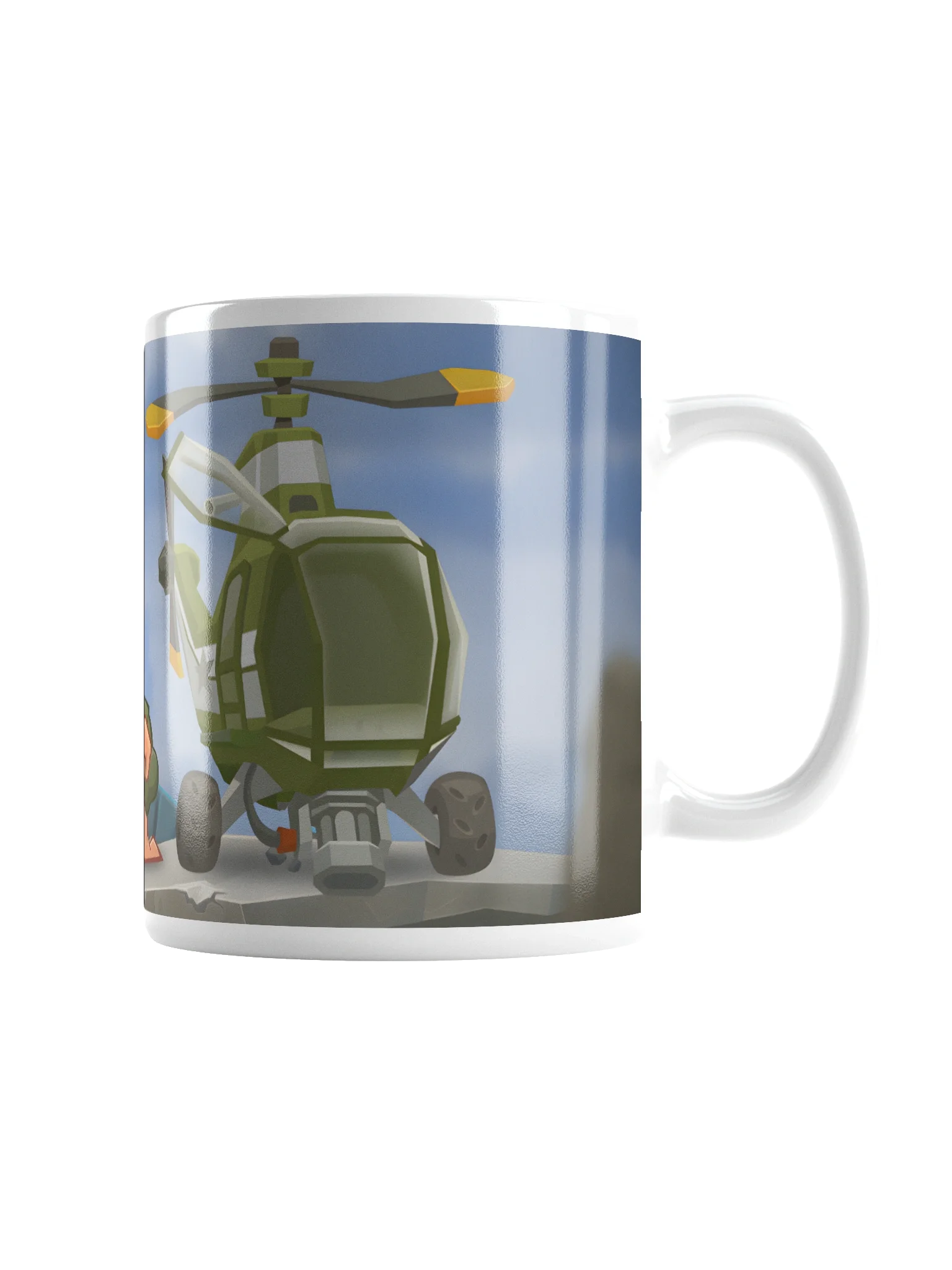 Worm & Helicopter | Posters | Mugs product image (5)