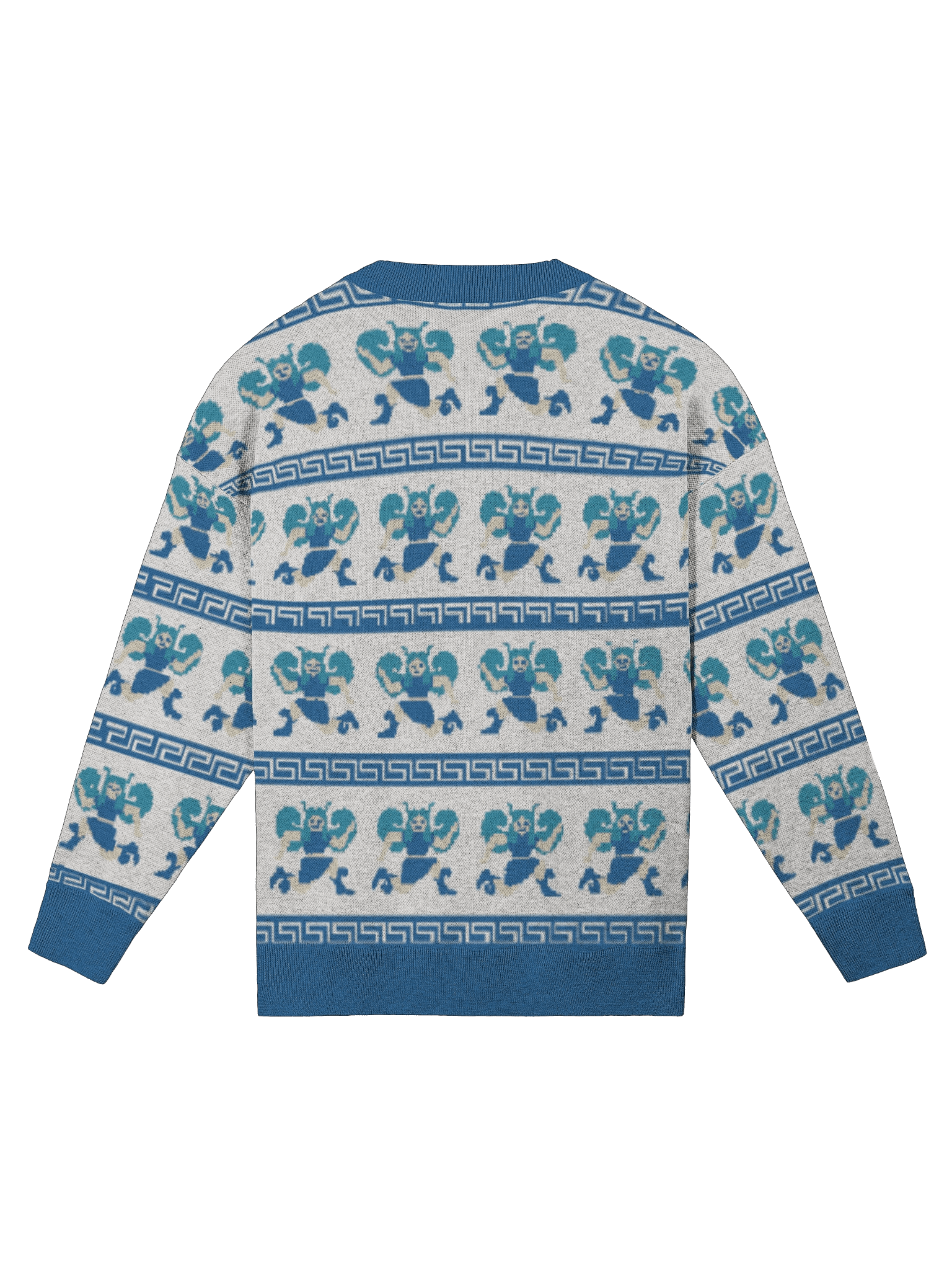 Gorgons traditional Fairisle style - china blue product image (6)