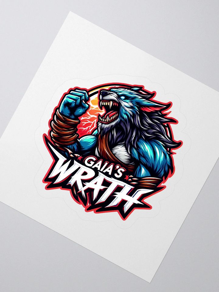 Gaia's Wrath Kiss Cut Stickers product image (5)