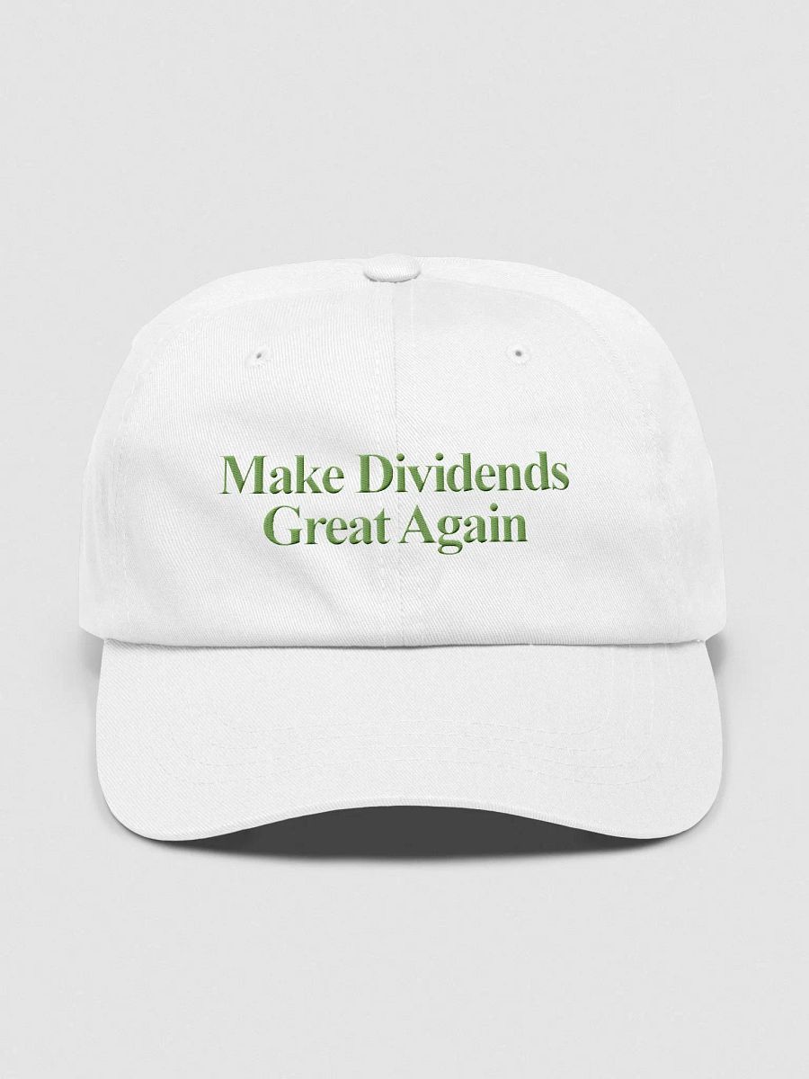 Make Dividends Great Again, White Hat product image (1)