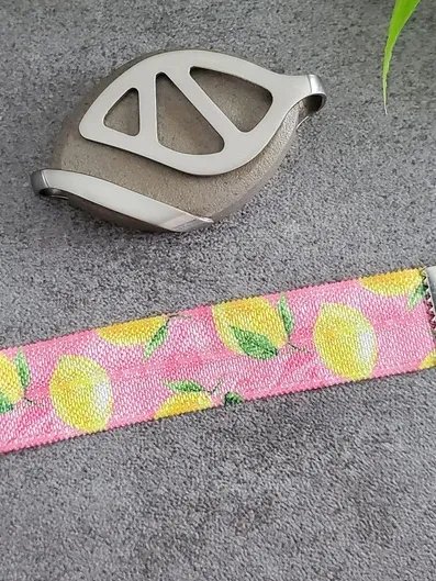 Pink Lemonade Elastic Bracelet | Handmade Accessory for Bellabeat Leaf Urban & Ivy product image (2)