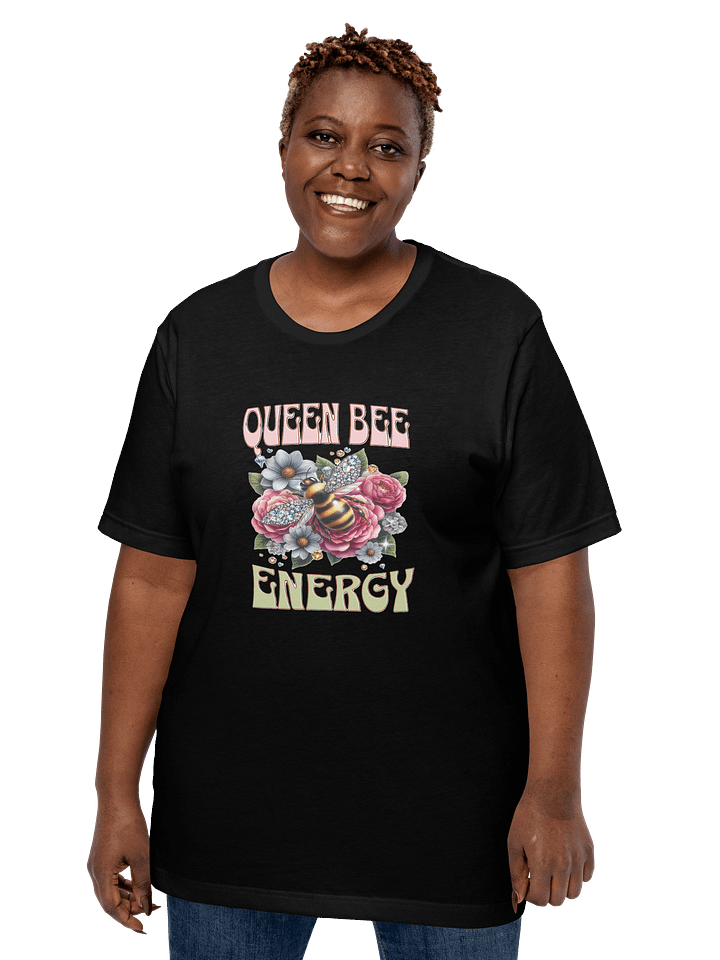 Queen Bee Energy T-Shirt | Floral Bee Design | Statement Tee product image (1)