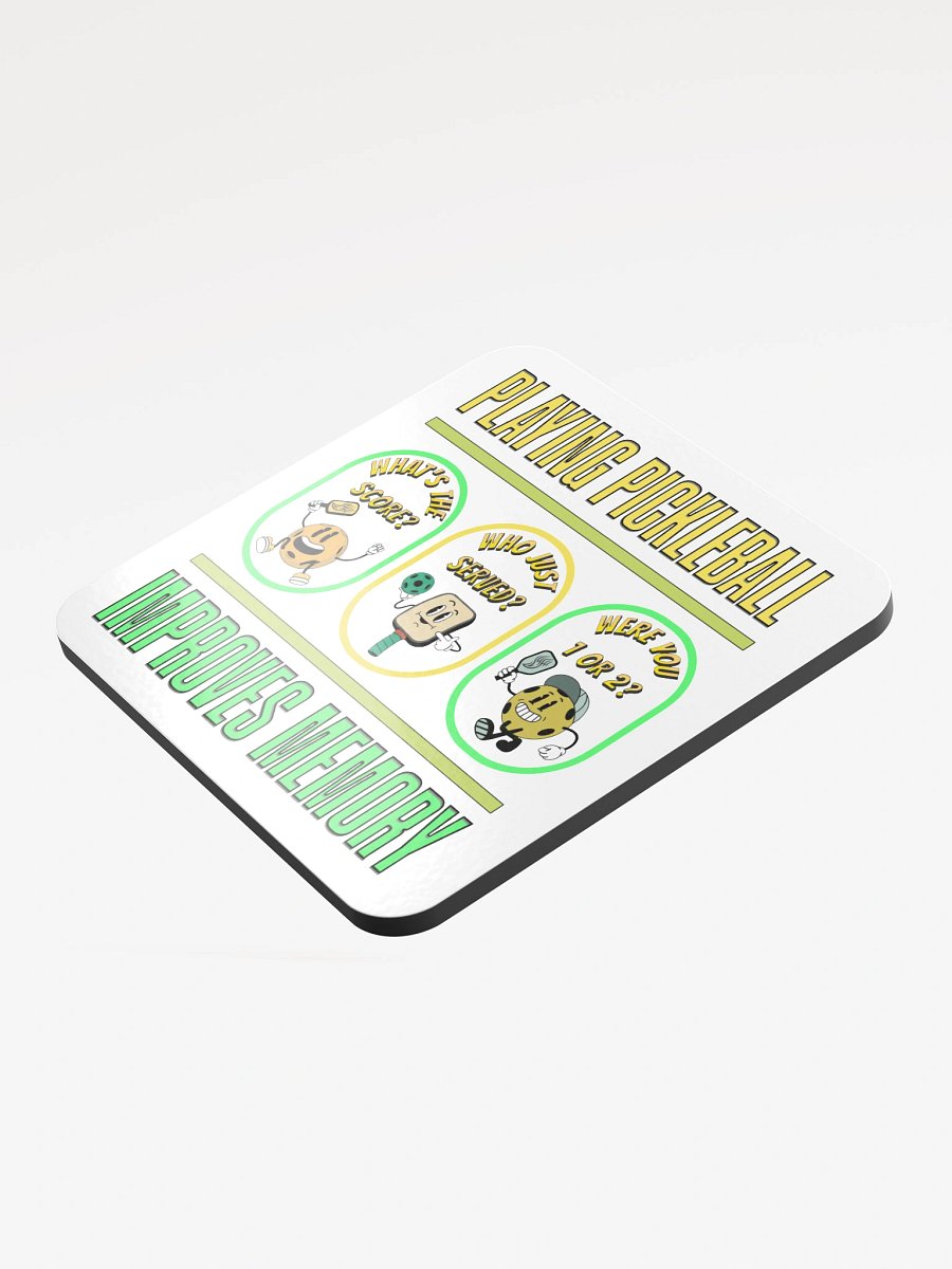 Playing Pickleball Improves Memory Coasters product image (4)