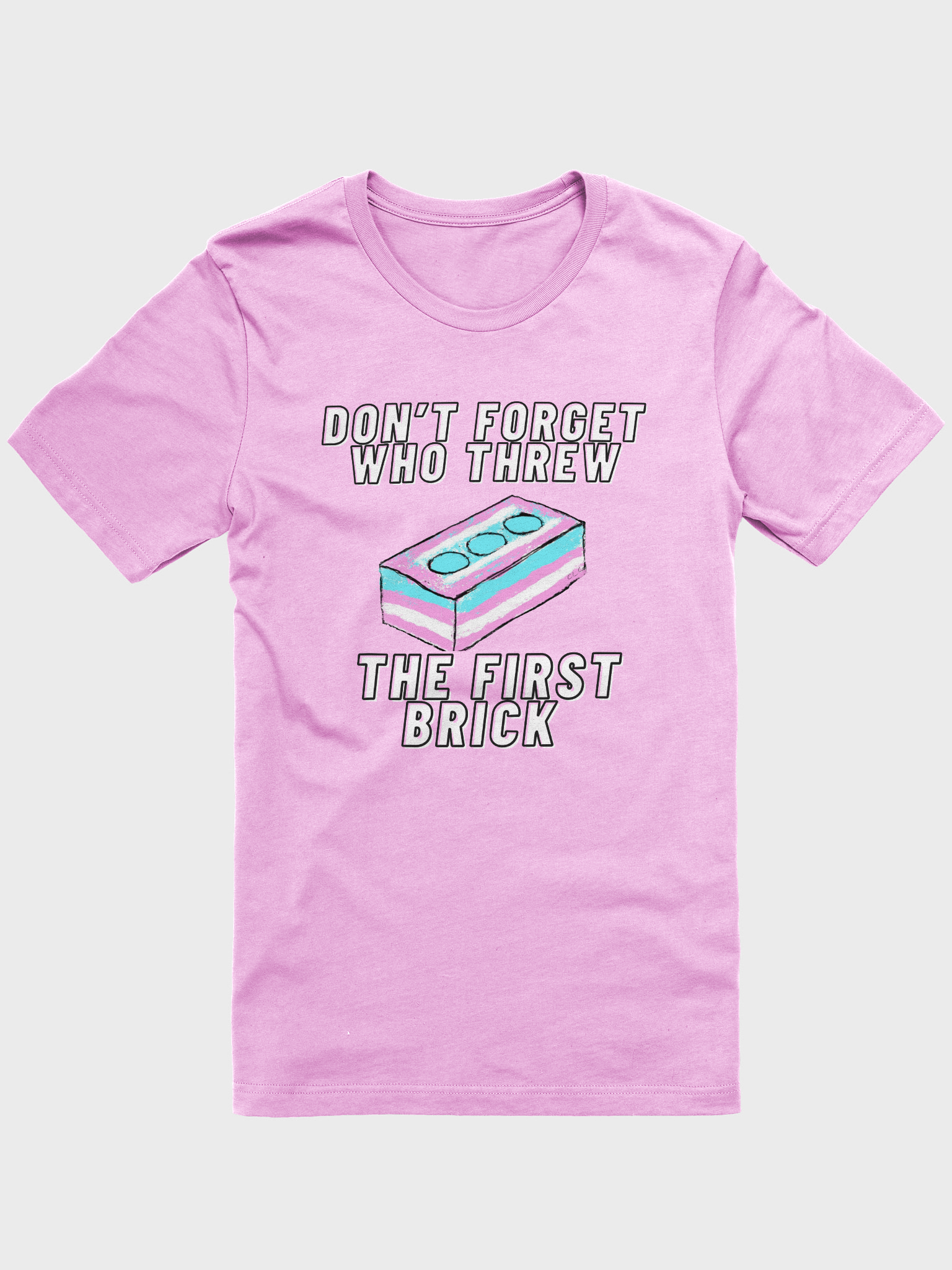 Don't Forget Who Threw The First Brick Tee product image (1)
