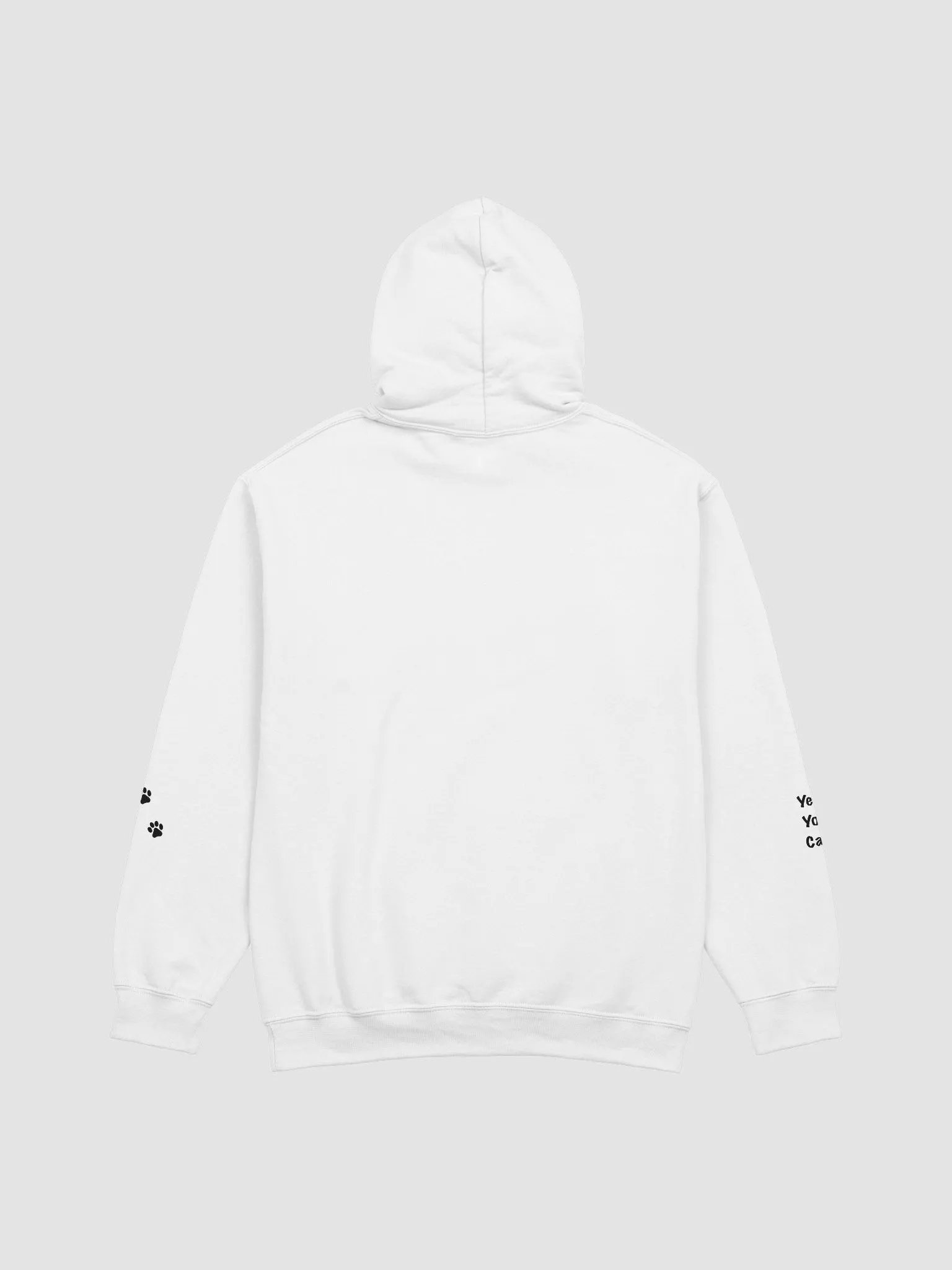 Yes! You Cat! White Hoodie product image (3)