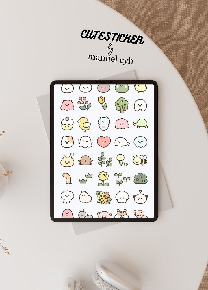 Cute Character & Nature Sticker Assortment product image (6)