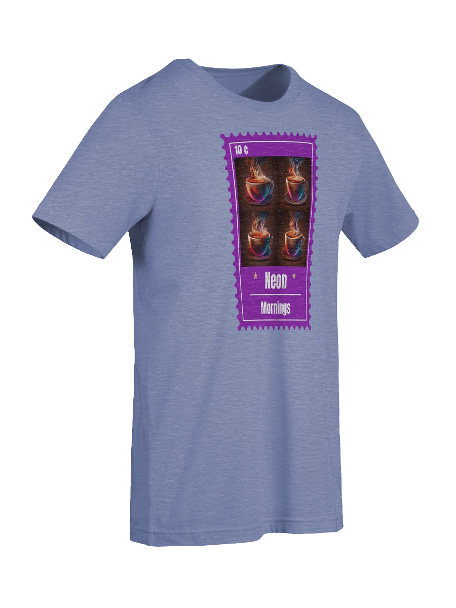 Neon Mornings Coffee Stamp T-Shirt product image (4)
