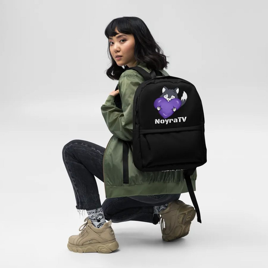 Wolf Hug Heart All-Over Print Backpack product image (10)
