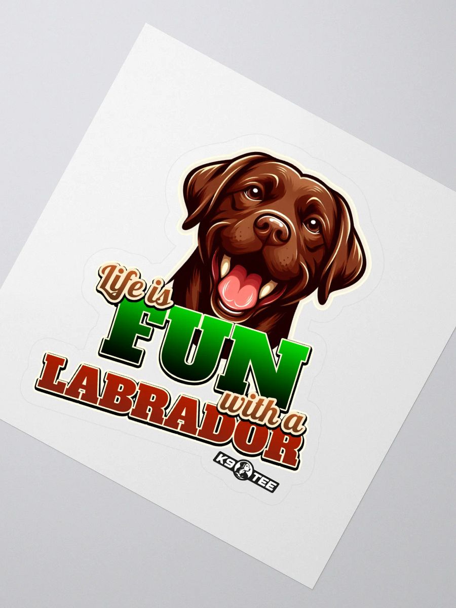 Labrador Love Kiss-Cut Stickers product image (2)
