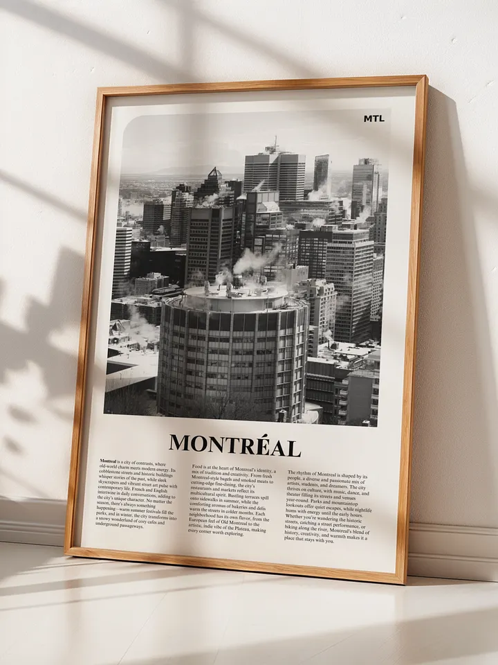 Montreal 01 Newspaper Poster product image (2)