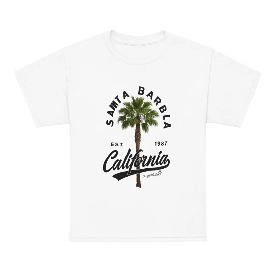 Santa Barbara Palm Tree Youth Sports Tee product image (7)