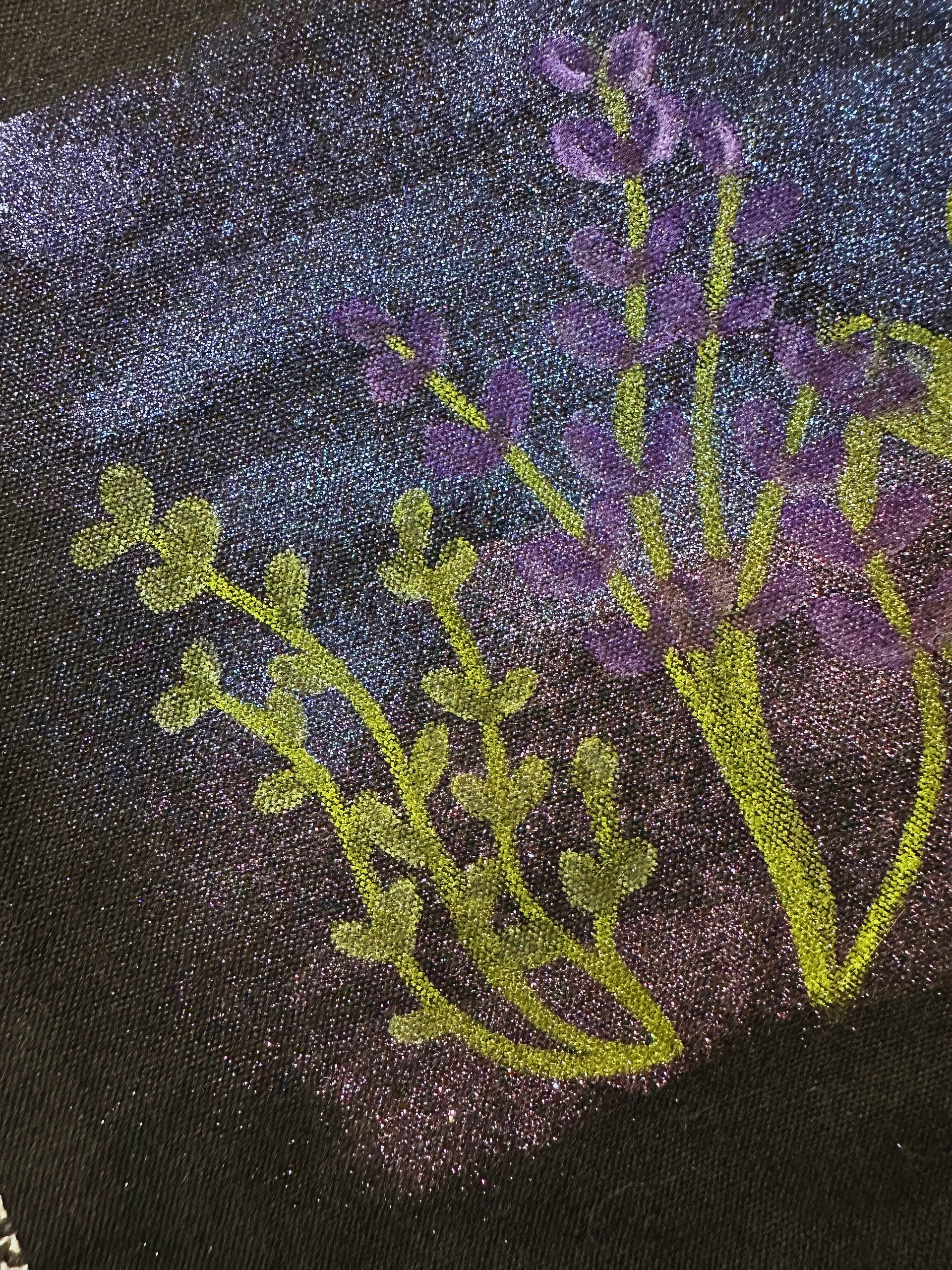 Lavender Haze Hand Painted Tote bag product image (3)