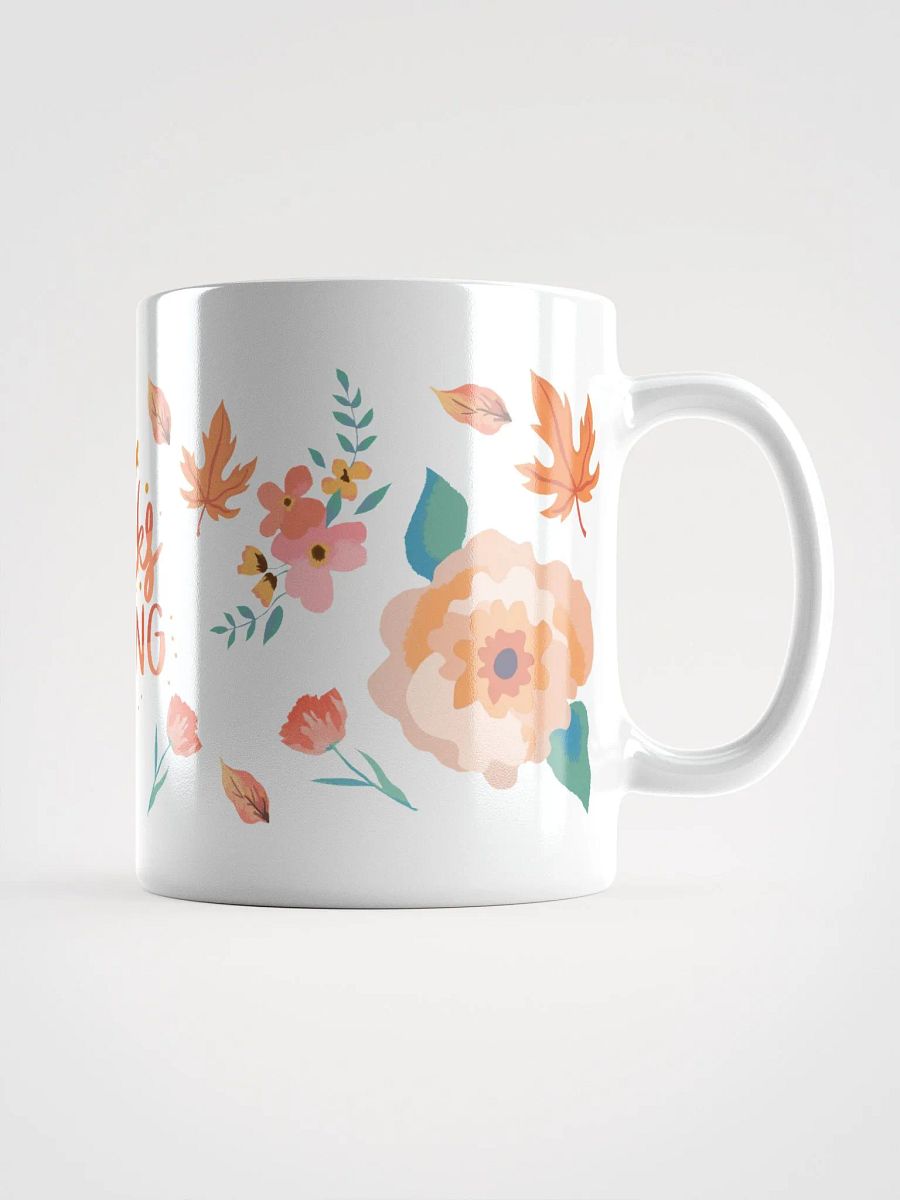 Foxy Floral Thanksgiving Mug product image (3)