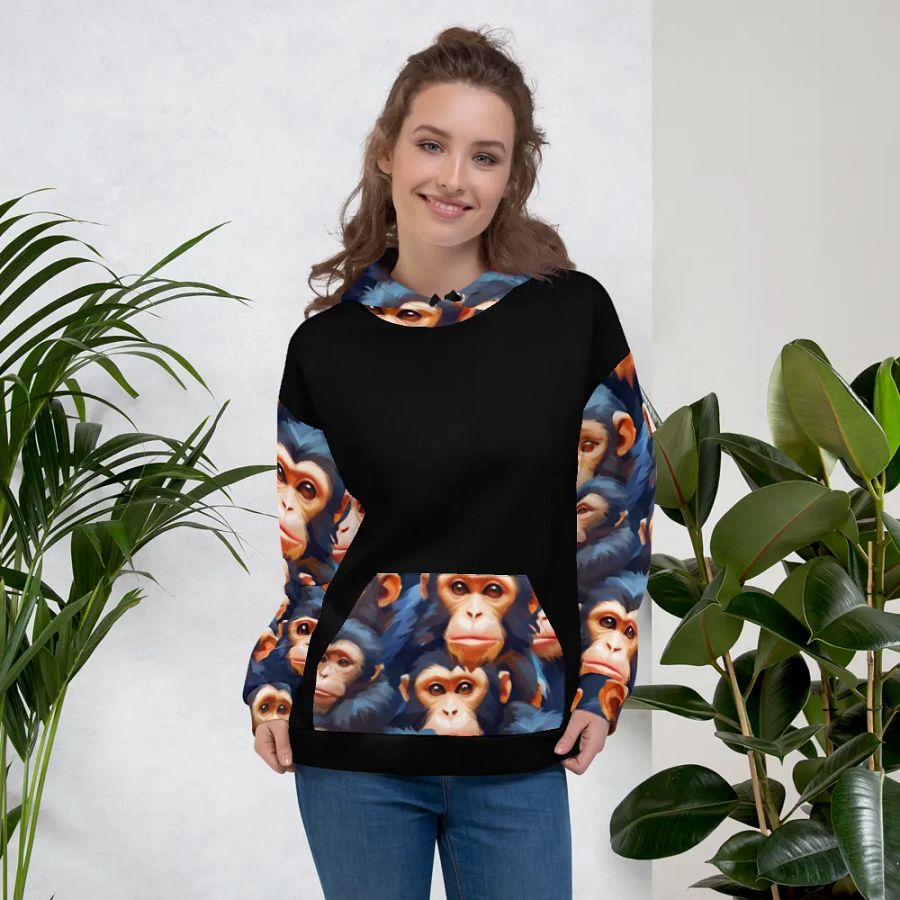 Cheeky Chimpanzee Unisex Hoodie product image (5)