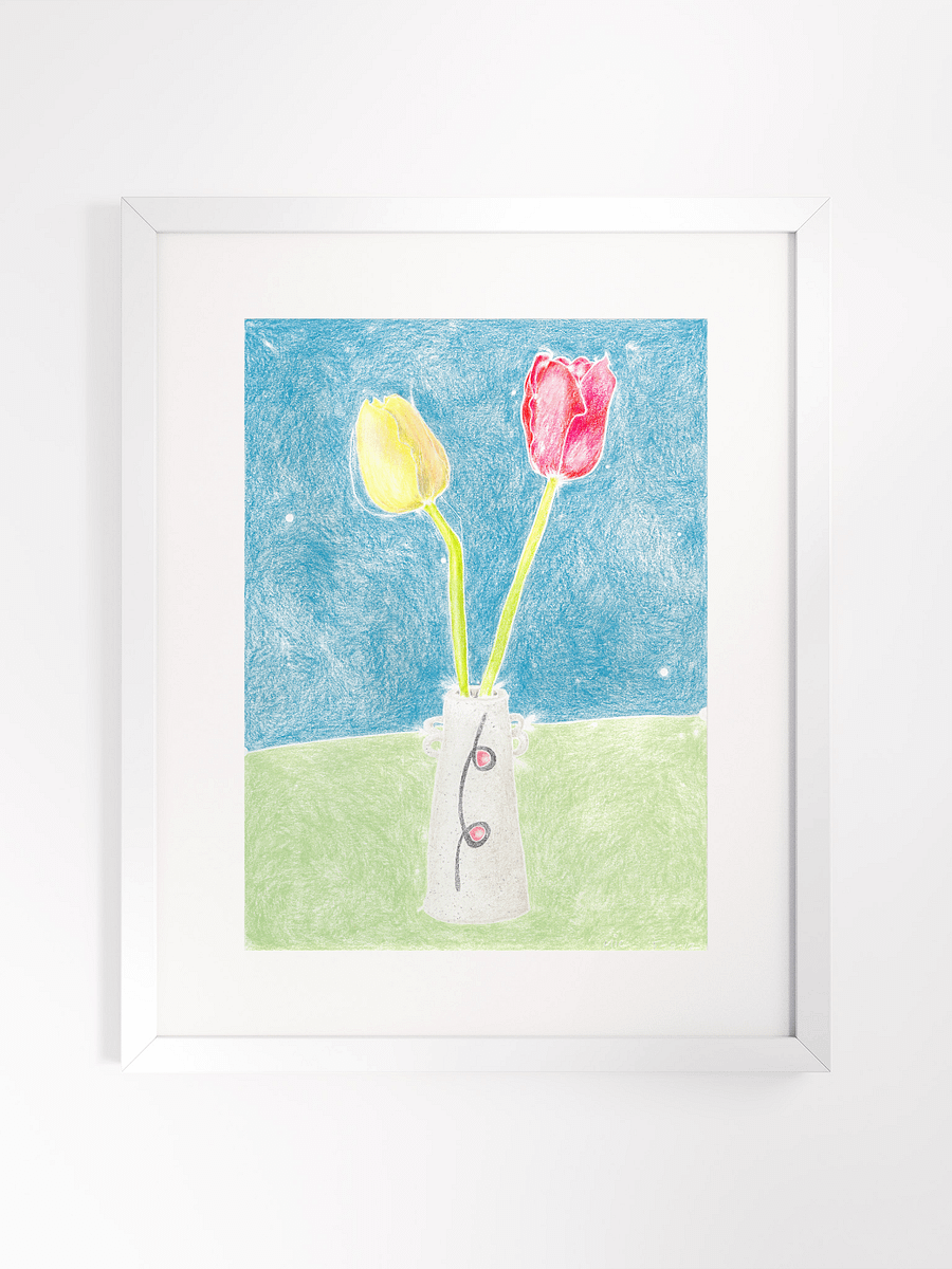 Two Tulips 03.08.12 print framed product image (1)