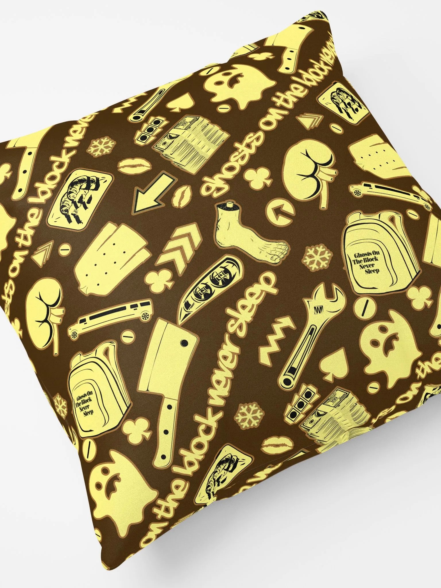 A8M - Ghosts On The Block Never Sleep Shorty Pillow (Drizzle December) product image (4)