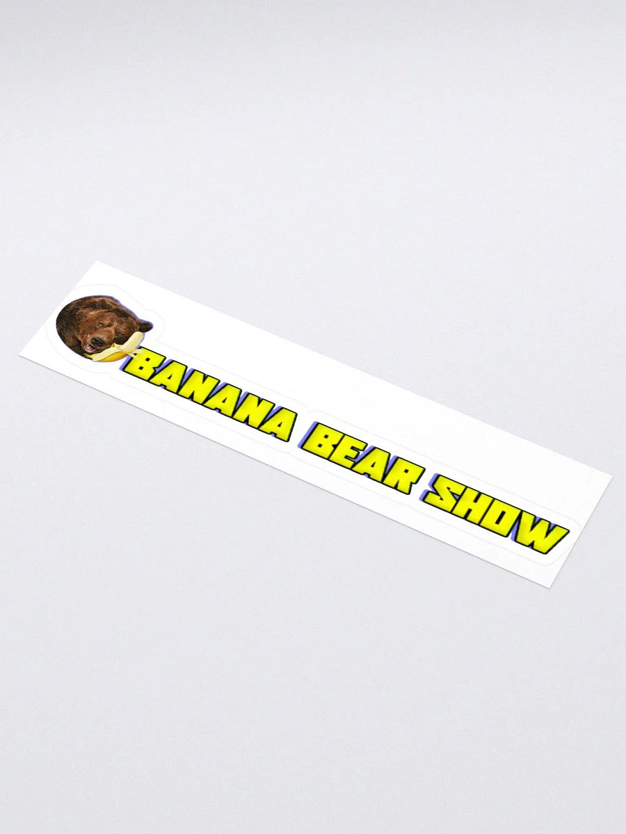 Banana Bear Show Long Logo Sticker product image (1)