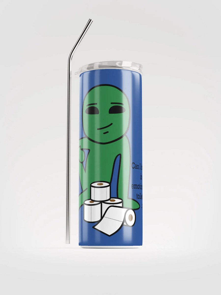Emotional Support TP Tumbler (Blue) product image (2)