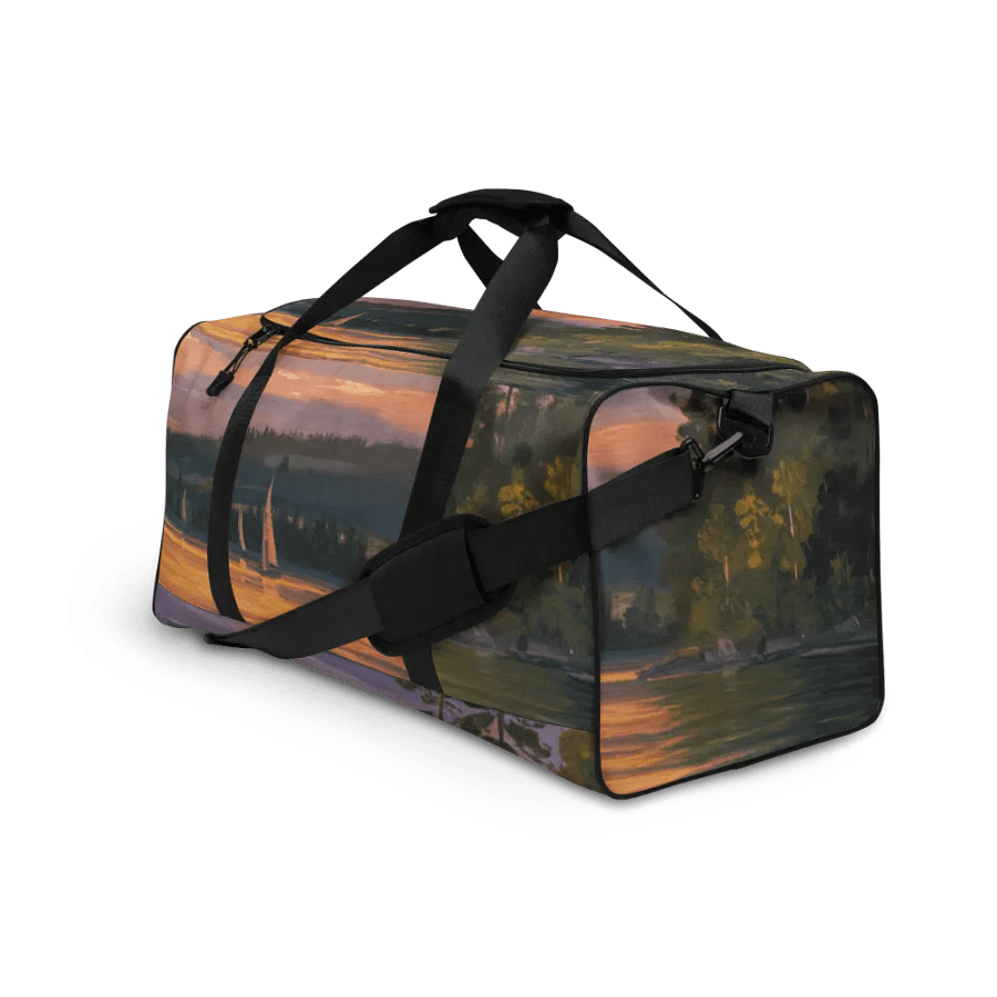 Sunset Lake Sailing, Duffle Bag product image (3)