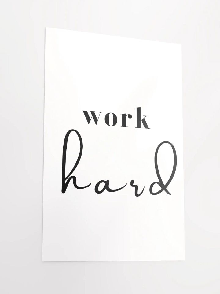 Work Hard Poster product image (6)