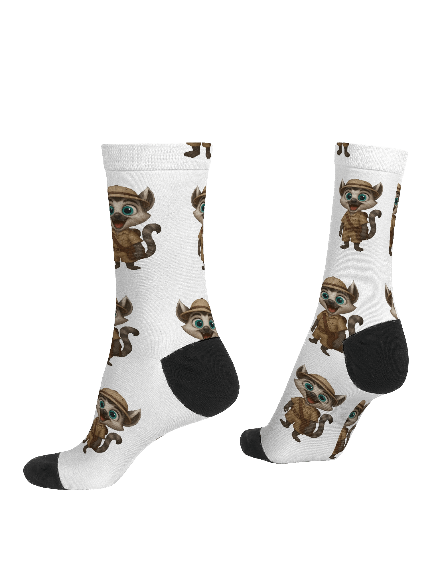 Super awsome Socks jungle lemur product image (4)