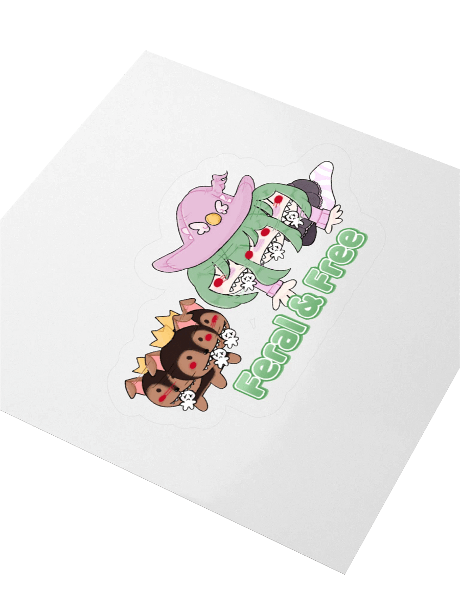 Feral & Free Sticker product image (7)