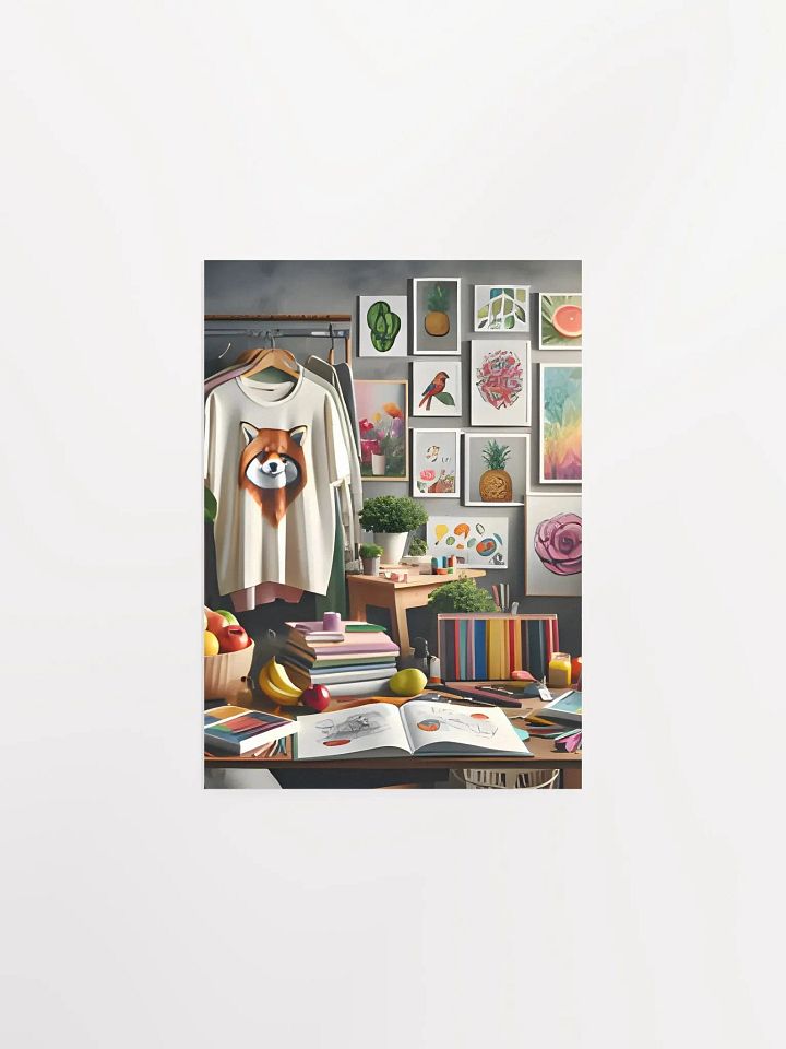 Whimsical Art Studio Poster product image (1)