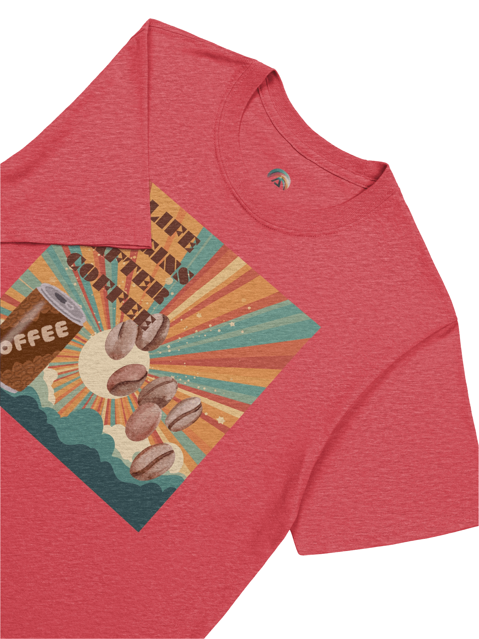 Retro Coffee Sunburst T-Shirt product image (35)