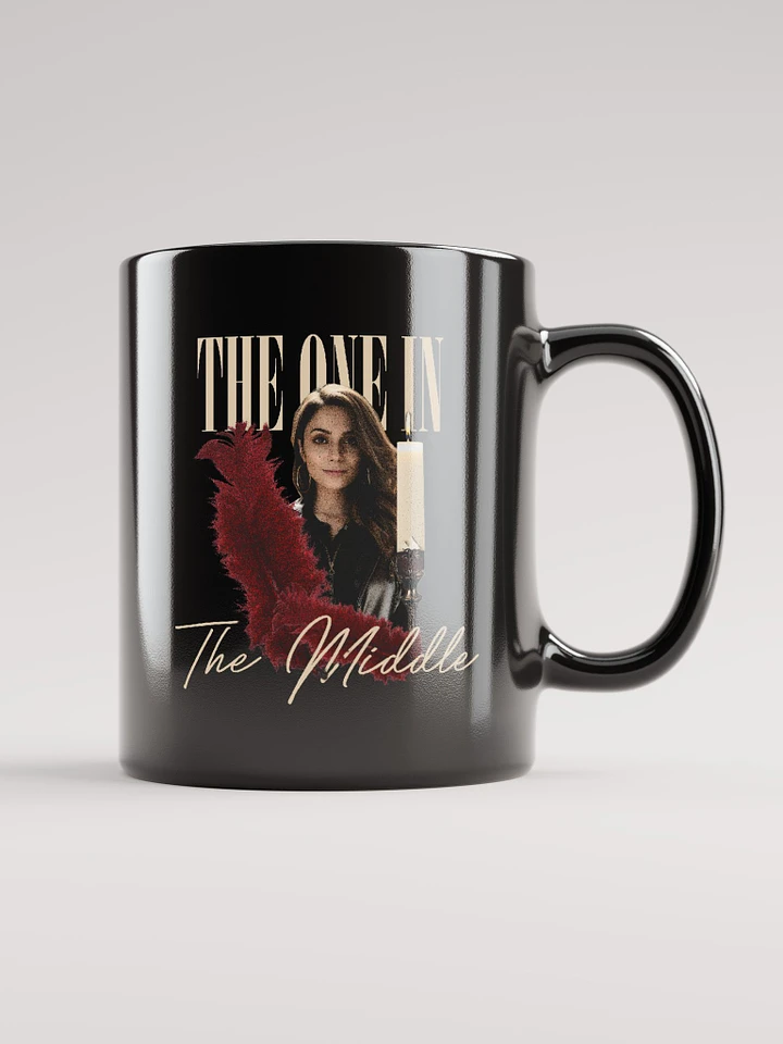 The One In The Middle (Black Mug - Gold Version) product image (1)