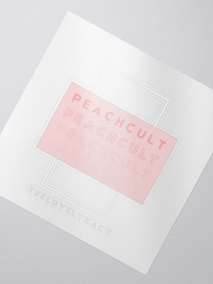 PEACHCULT Sticker product image (2)