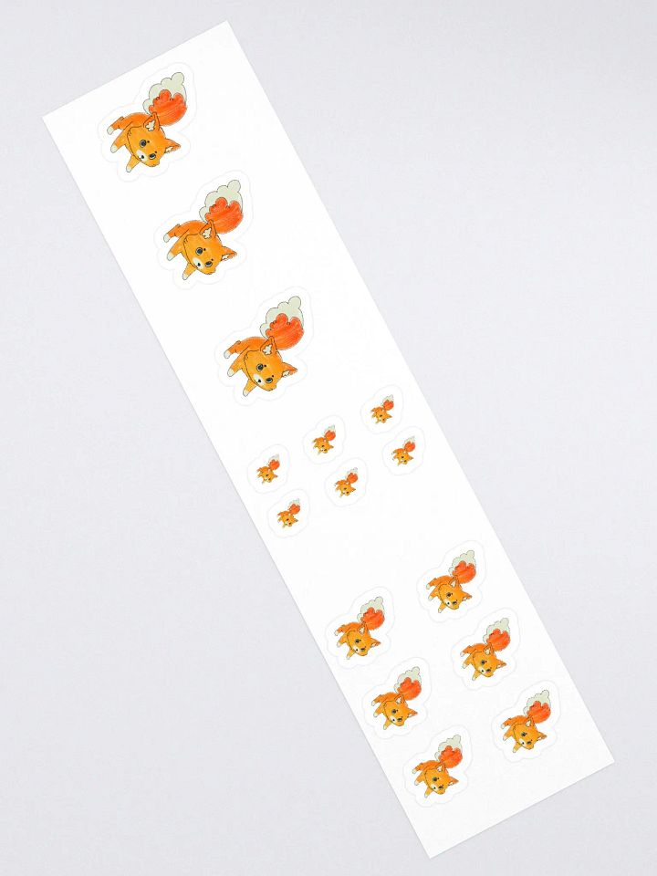 Crayon Fox Sticker Sheet product image (2)