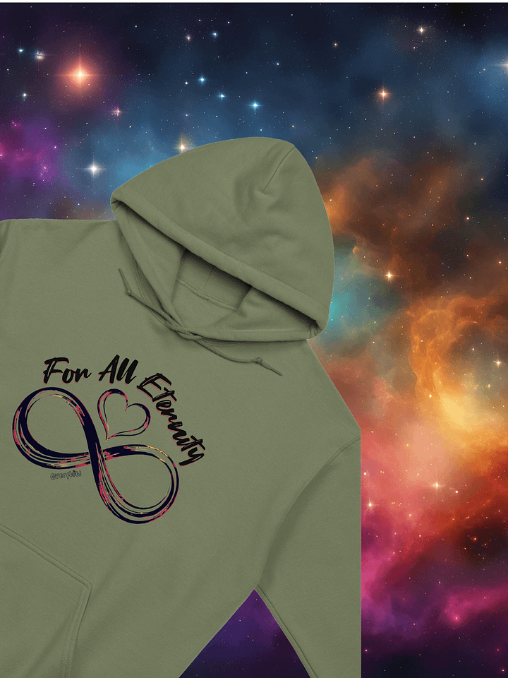 Eternal Love Infinity Hoodie, Romantic Heart Shirt, Forever Love Sweatshirt, Couples Heartfelt Gift, Gift For Him, Gift For Her, Valentine's Day Hoodie, Unique Design, Love Inspired Hoodie product image (1)