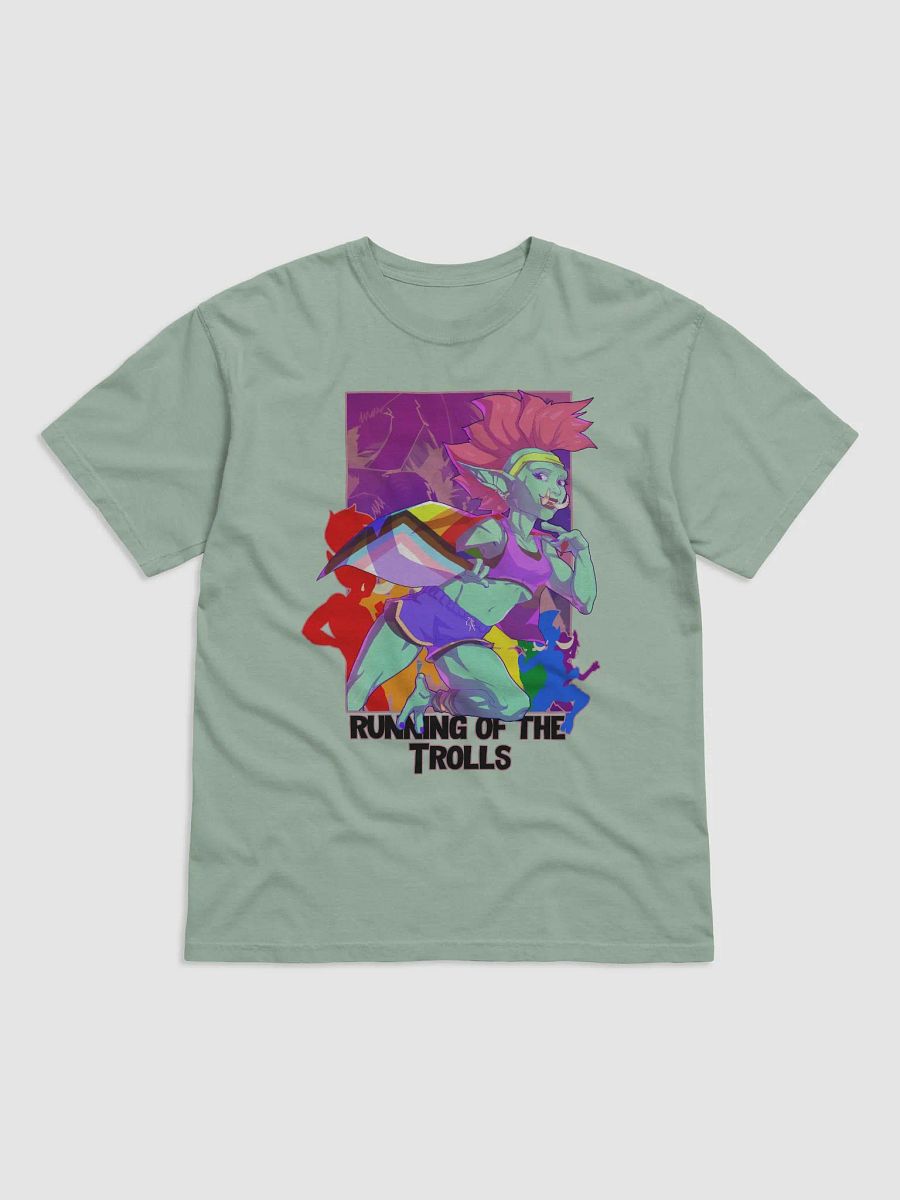 Troll Racer Tshirt Blues and Greens - by Eggu product image (4)