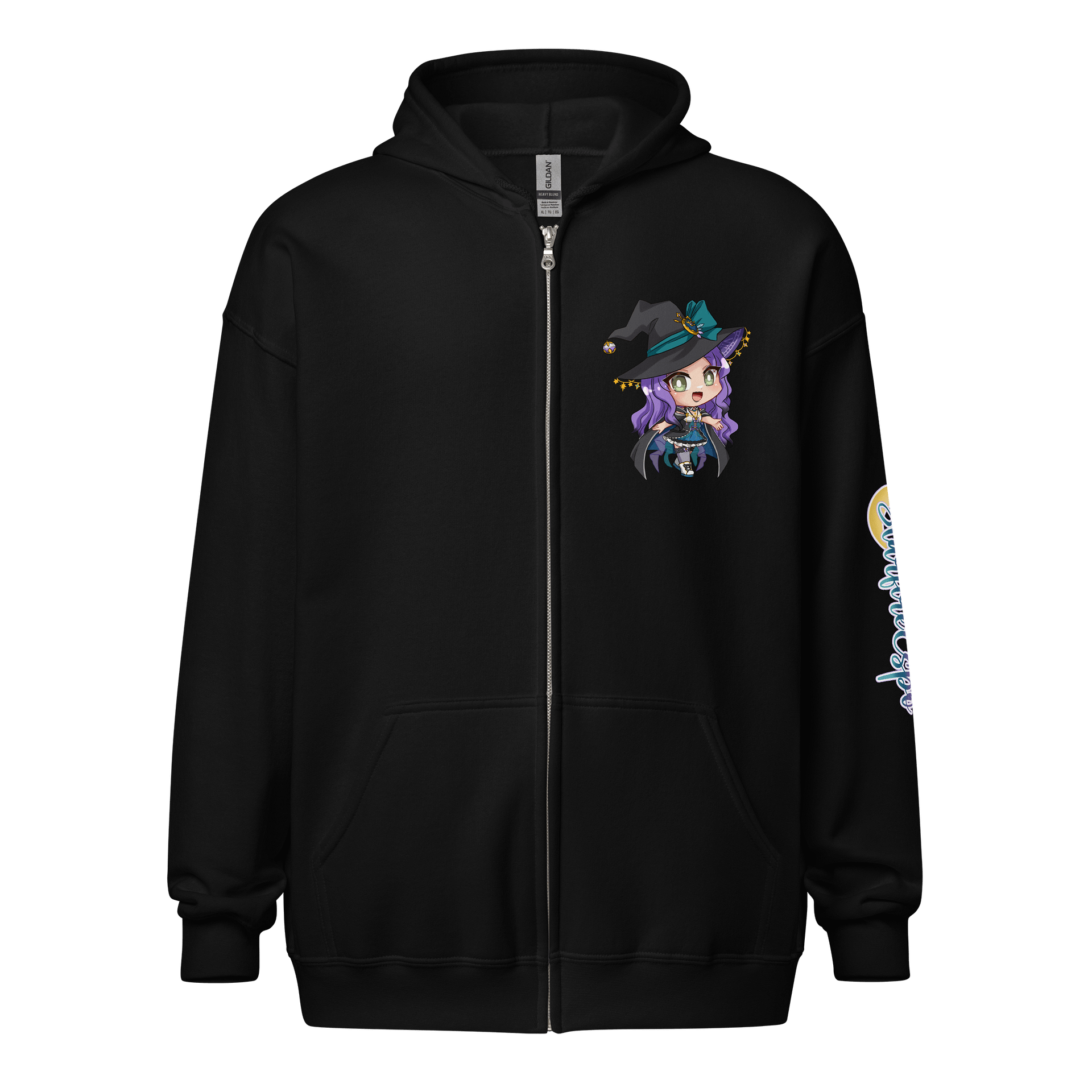 "Debut Chibi" Constellation Sorceress Starfire Zip Hoodie product image (1)