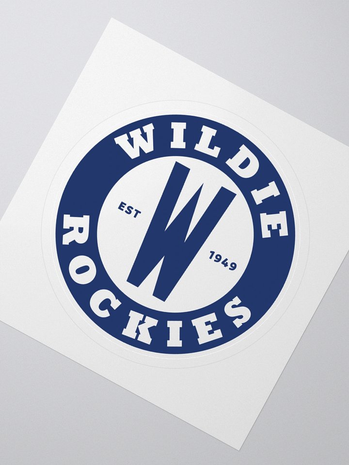 Wildie Rockies Alt Logo Sticker product image (2)