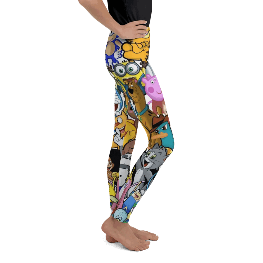 Kids Leggings – Cartoon Characters Print for Fun & Vibrant Style product image (10)