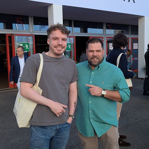 Great to meet @nicoleonardvanderhorst ! Fair to say he's divisive but what a lovely and genuine guy!