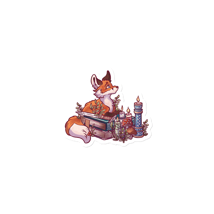 Fantasy fox | Die-cut magnet product image (1)